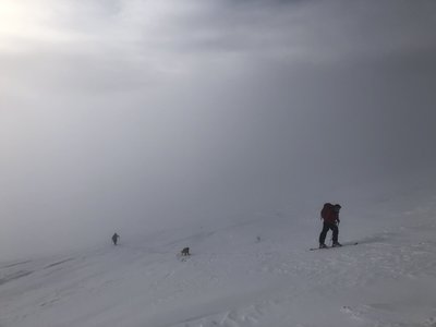 View from the top down the bowl.