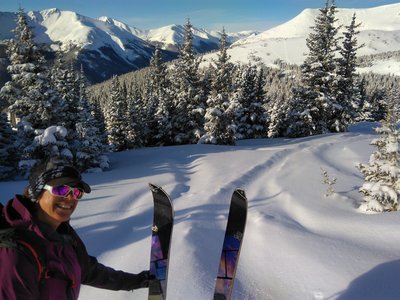 No Name Bench in the distance.