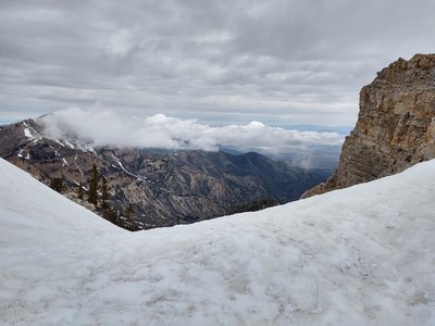 This was taken at the top of the east twin looking north.