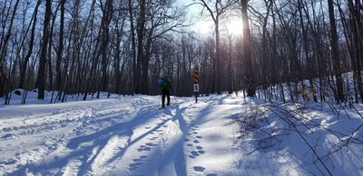 Trail condition on the access trail up