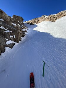 Looking up the lower section.