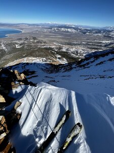 East Peak East Chutes from the top