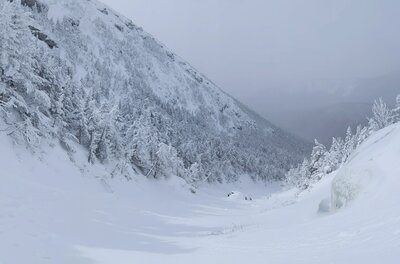 looking down from close to the top