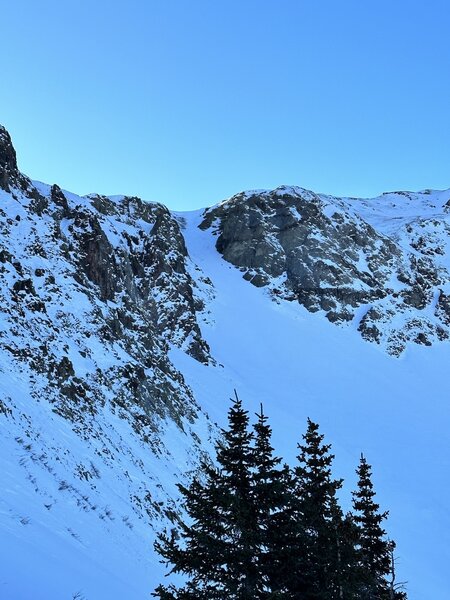 Another rad angle of the Grandma's couloir.