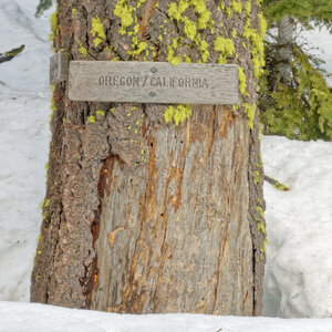 Starting my trip at the OR/CA border