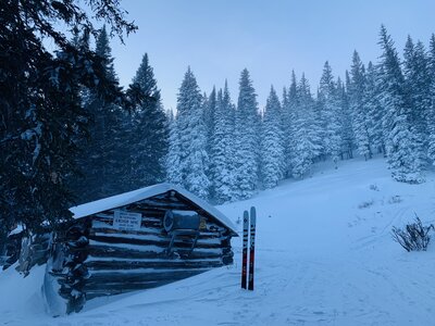 Transition Cabin - time to start skinning another lap.