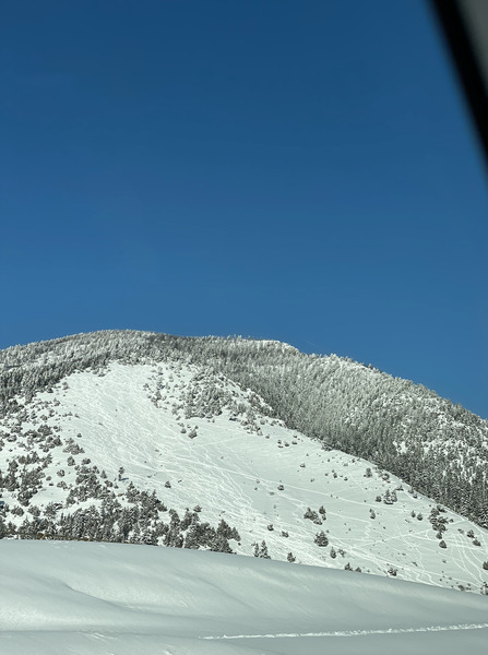 View of the main face a few days after a major storm cycle.