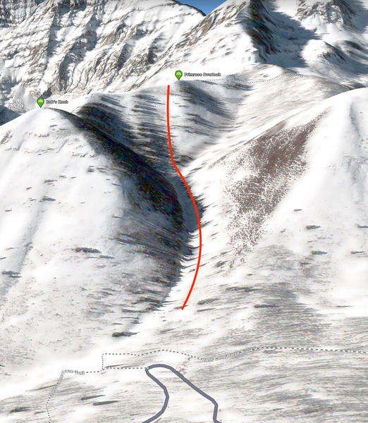 Overview of the ski line