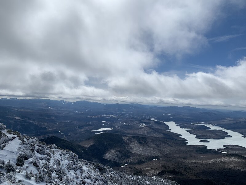 Lake Placid from the Whiteface summit.
