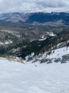 Looking down Silver from the middle of the line.