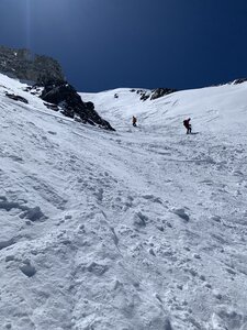 Looking up at the top pitch of the Emperor.