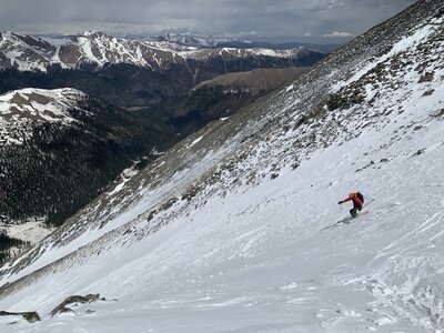 Making turns in the top pitch of the Tuning Fork.