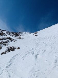 upper Drainpipe Couloir - super fun turns near the top