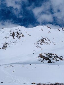 looking back at the SE Face, the obvious center line