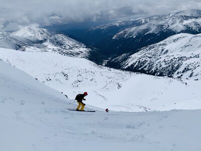 making turns at 13,000 feet