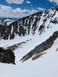 Conundrum Couloir from the top