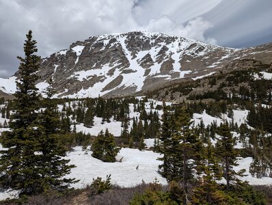 view of skywalker and south arapahoe peak.