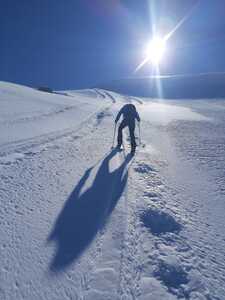 The climb to the top.