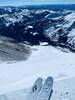 Looking down the grand couloir, from the top.