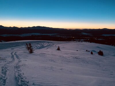 Looking down at Leadville from the top of Ball Mountain.
