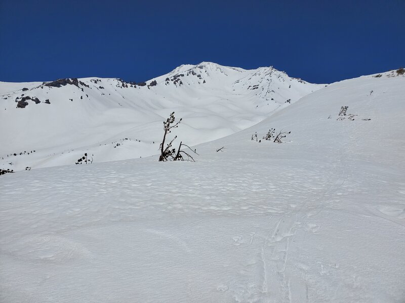 A bit above Green Butte.