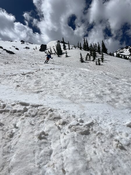 You may be skiing avalanche debris.