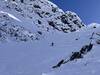 Upper slopes of the STS couloir.