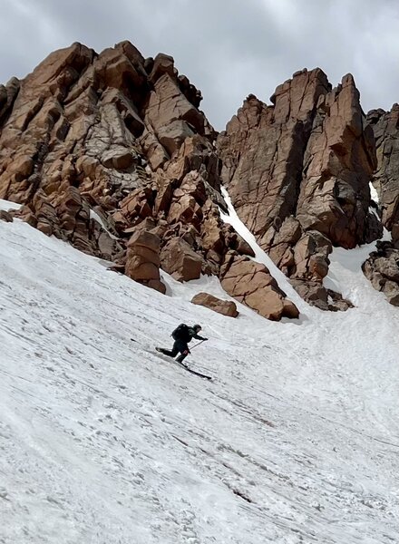 Tele-skiing Pikes Peak