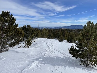 View toward Eldora's Corona lift (near the tower).