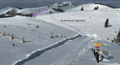 Approach from Empire Pass