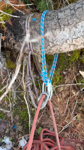 Anchor system at 80 m cliff.