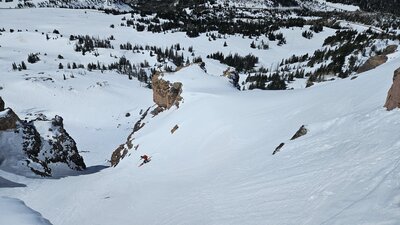 George's Hourglass from above.