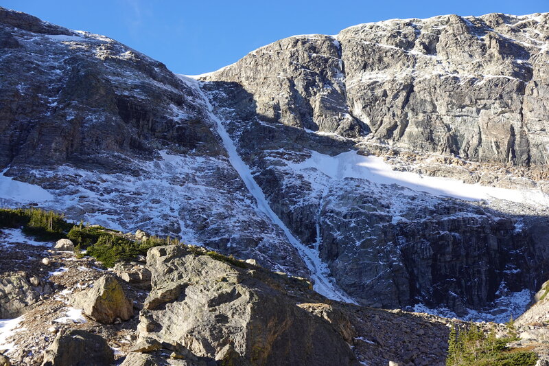 Strait of Gibraltar couloir in Fall (taken October 25th, 2025)